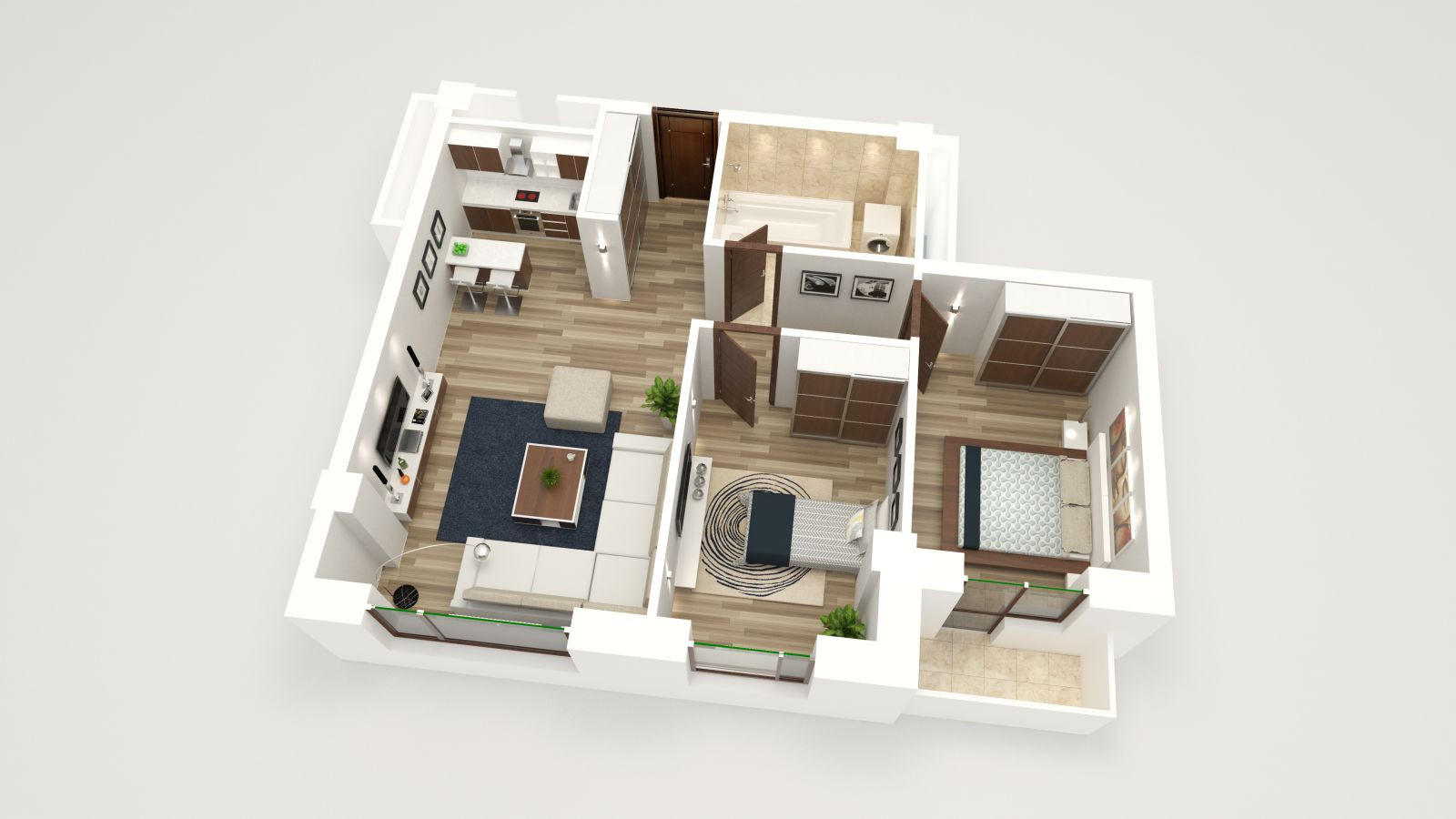 3 өрөөтэй serviced apartment - Image 2