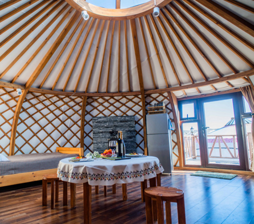 Hunnu Ger with Triple Bed - Image 1